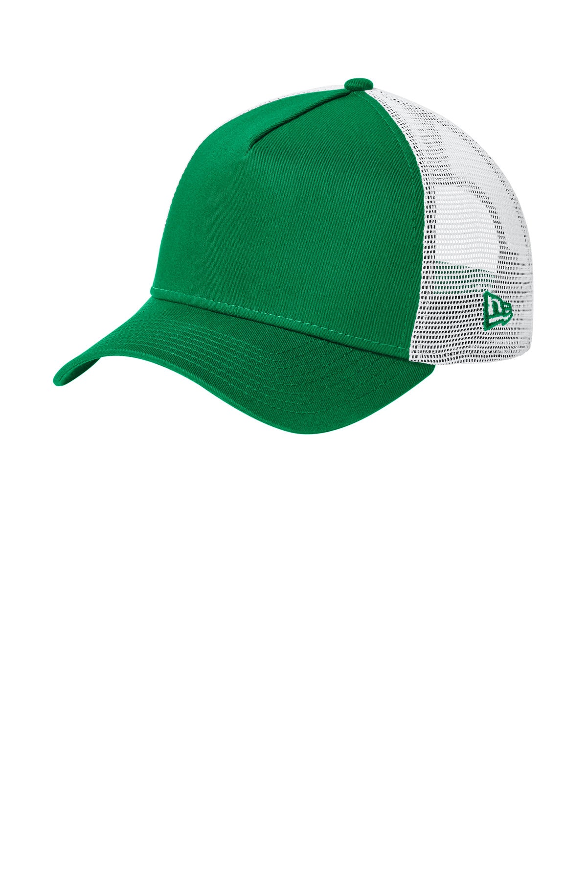 New Era Snapback Trucker Cap - Flag Kelly/ White - front