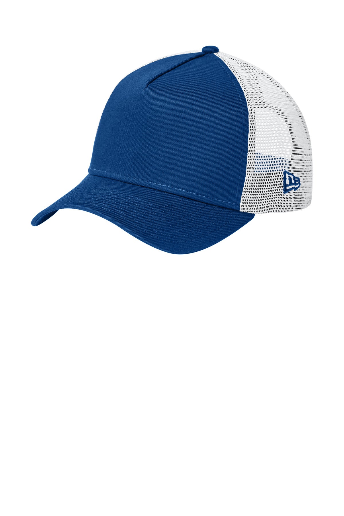 New Era Snapback Trucker Cap - Flag Royal/ White - front