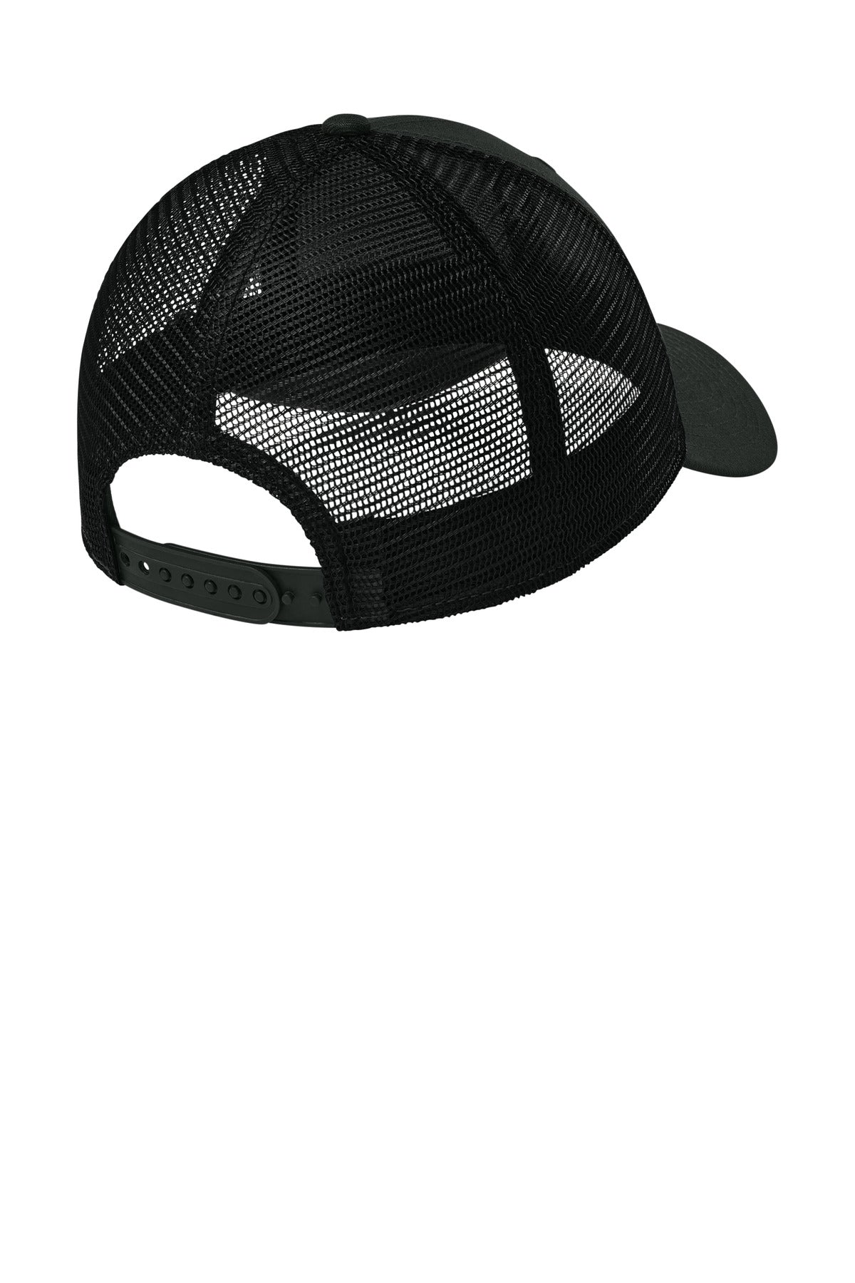 New Era Recycled Snapback Cap - Flag Black - flat back