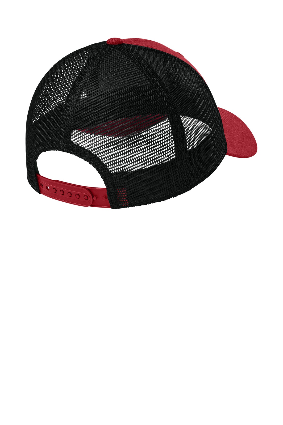 New Era Recycled Snapback Cap - Flag Scarlet - flat back