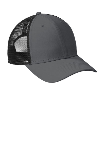 New Era Recycled Snapback Cap - Graphite - flat front
