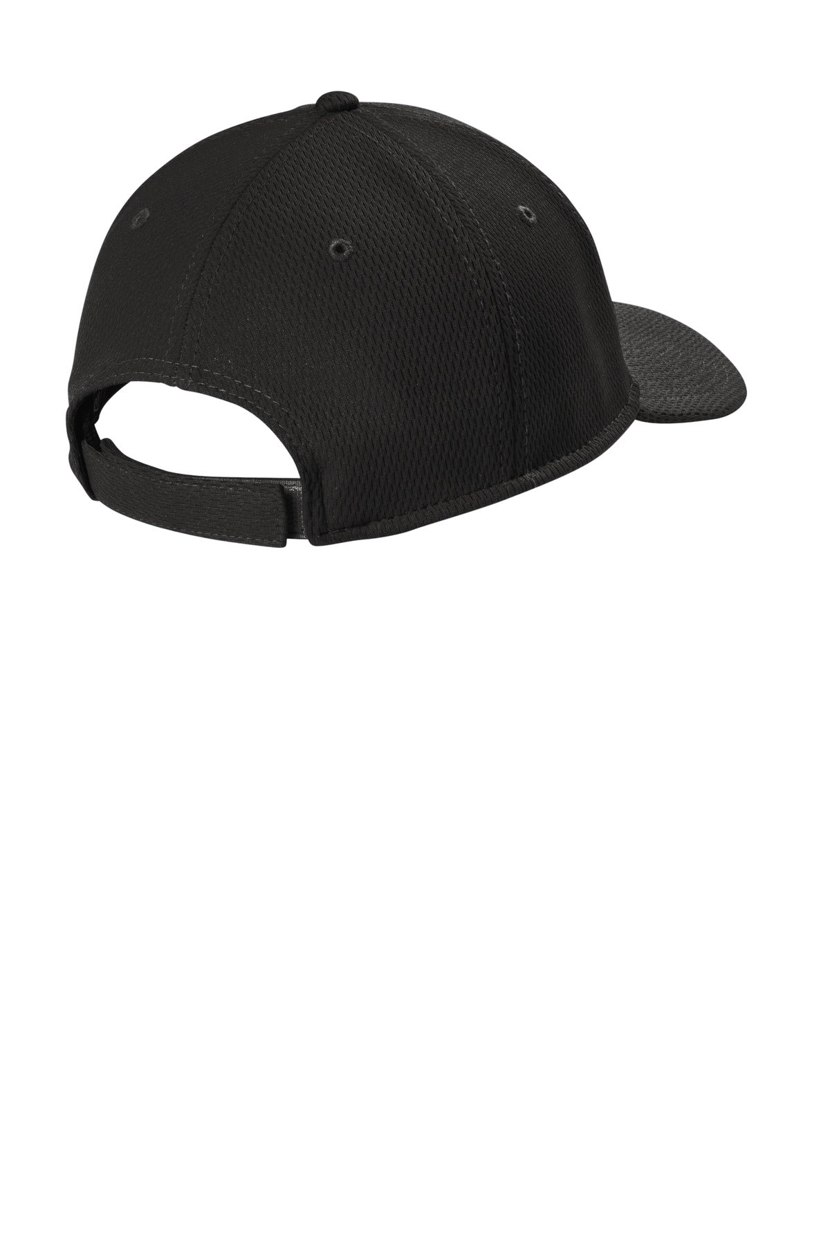 New Era Performance Dash Adjustable Cap - Black - flat back
