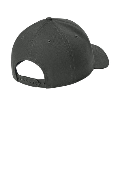 New Era A-Frame Snapback Cap - Graphite - flat back