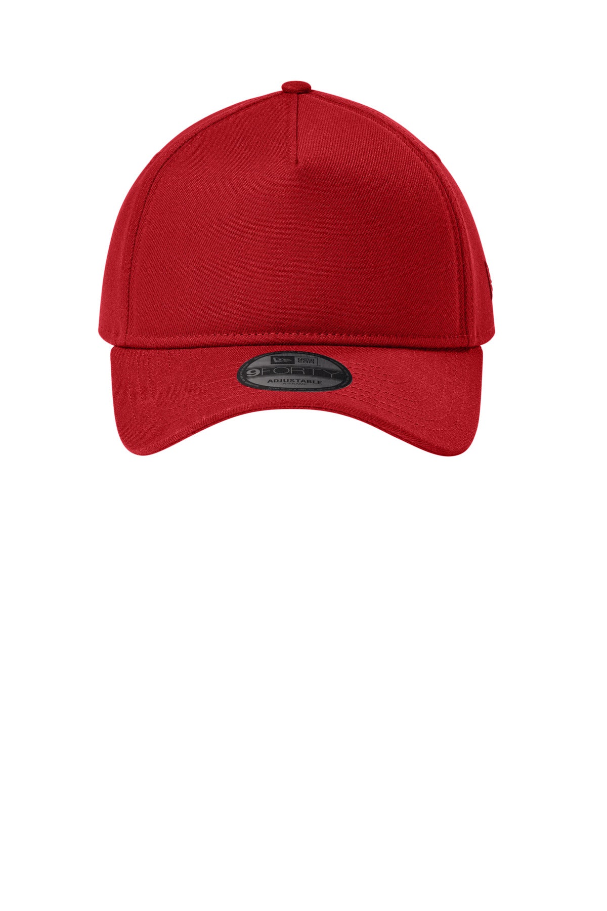 New Era A-Frame Snapback Cap - Scarlet - flat front