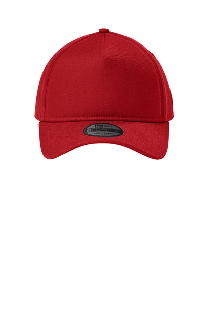 New Era A-Frame Snapback Cap - Scarlet - flat front