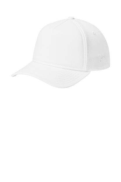 New Era A-Frame Snapback Cap - White - front
