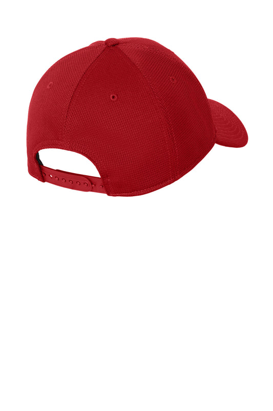 New Era Pivot Stretch Band Snapback Cap - Scarlet - flat back