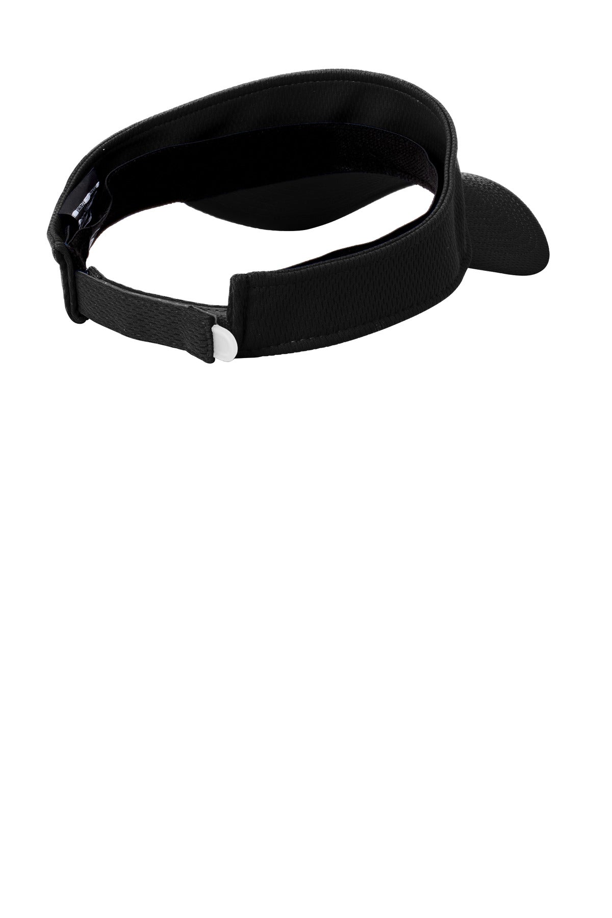 New Era Performance Dash Adjustable Visor - Black - flat back