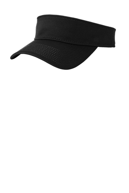 New Era Performance Dash Adjustable Visor - Black - front