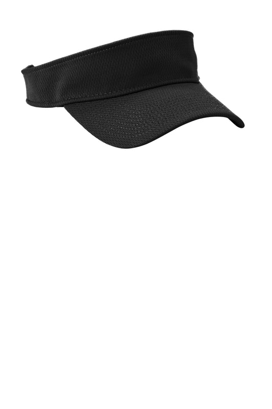 New Era Performance Dash Adjustable Visor - Black - flat front