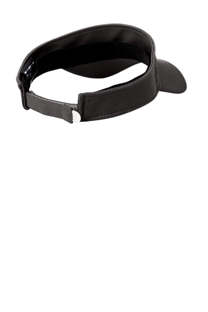 New Era Performance Dash Adjustable Visor - Graphite - flat back