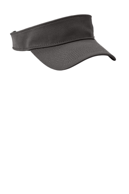 New Era Performance Dash Adjustable Visor - Graphite - flat front