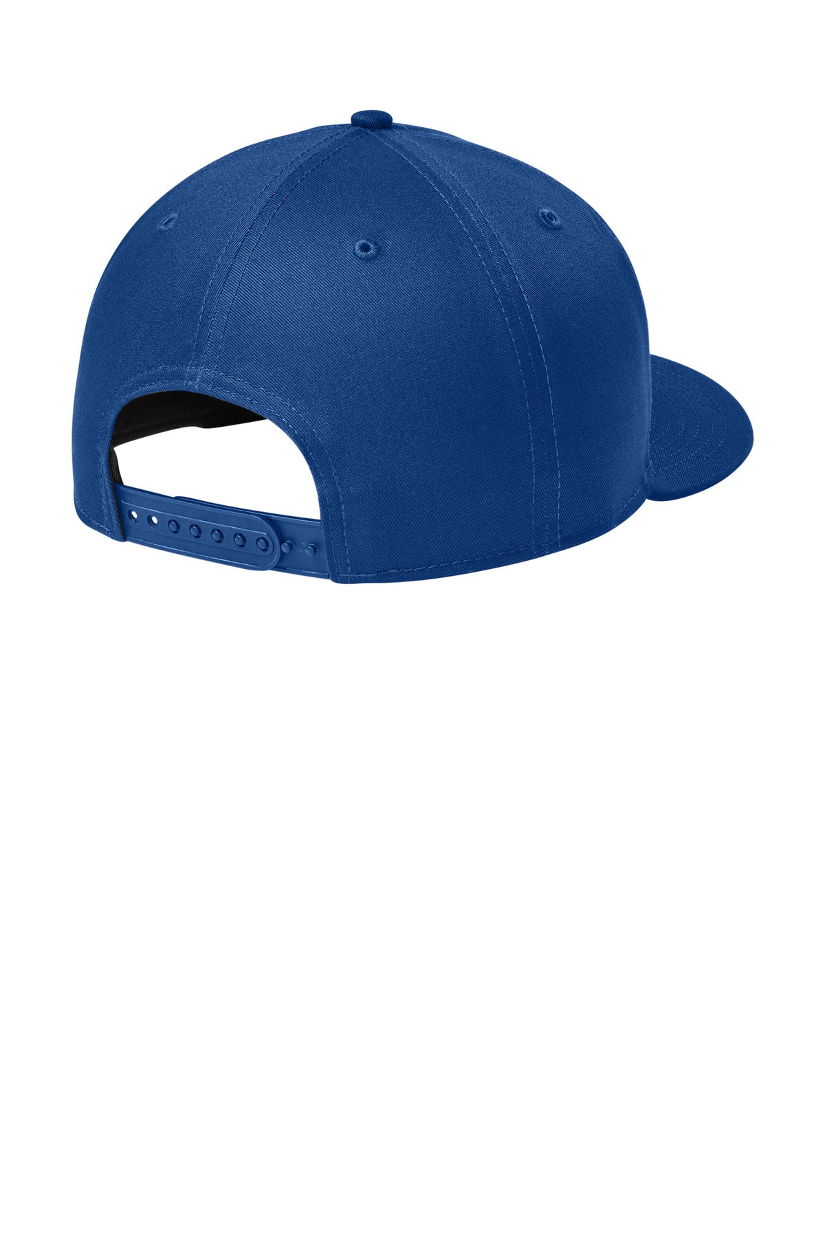 New Era Flat Bill Snapback Cap - Flag Royal - flat back