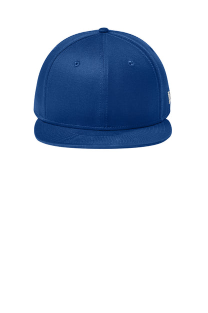 New Era Flat Bill Snapback Cap - Flag Royal - flat front