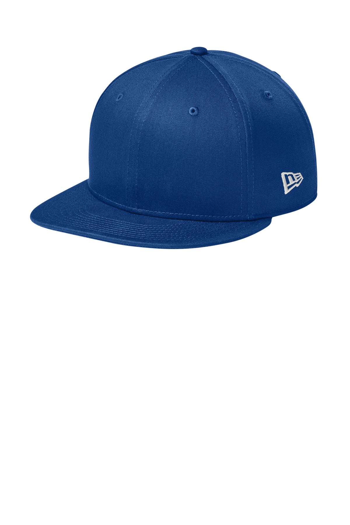 New Era Flat Bill Snapback Cap - Flag Royal - front