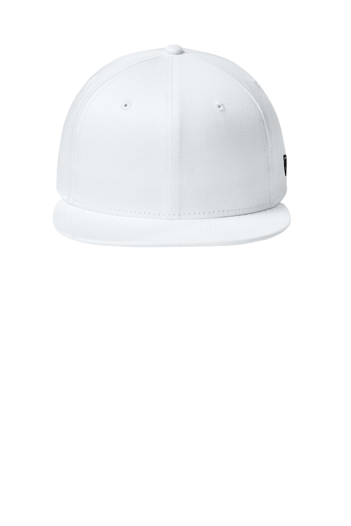 New Era Flat Bill Snapback Cap - Flag White - flat front