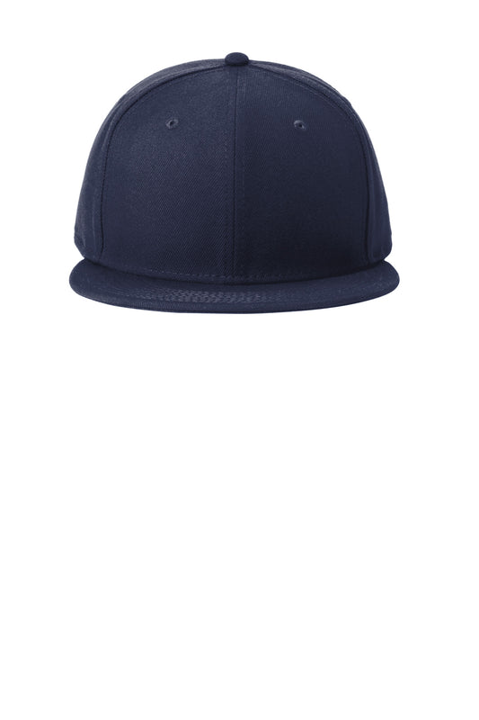 New Era Standard Fit Flat Bill Snapback Cap - Graphite - flat front