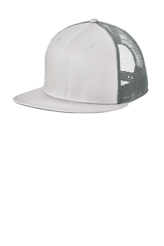 New Era Standard Fit Snapback Trucker Cap - Grey/ Graphite - front
