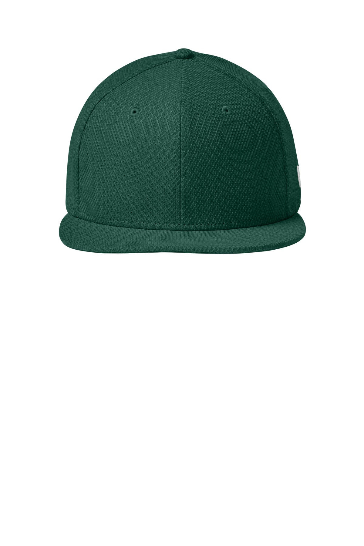 New Era Original Fit Diamond Era Flat Bill Snapback Cap - Flag Dark Green - flat front