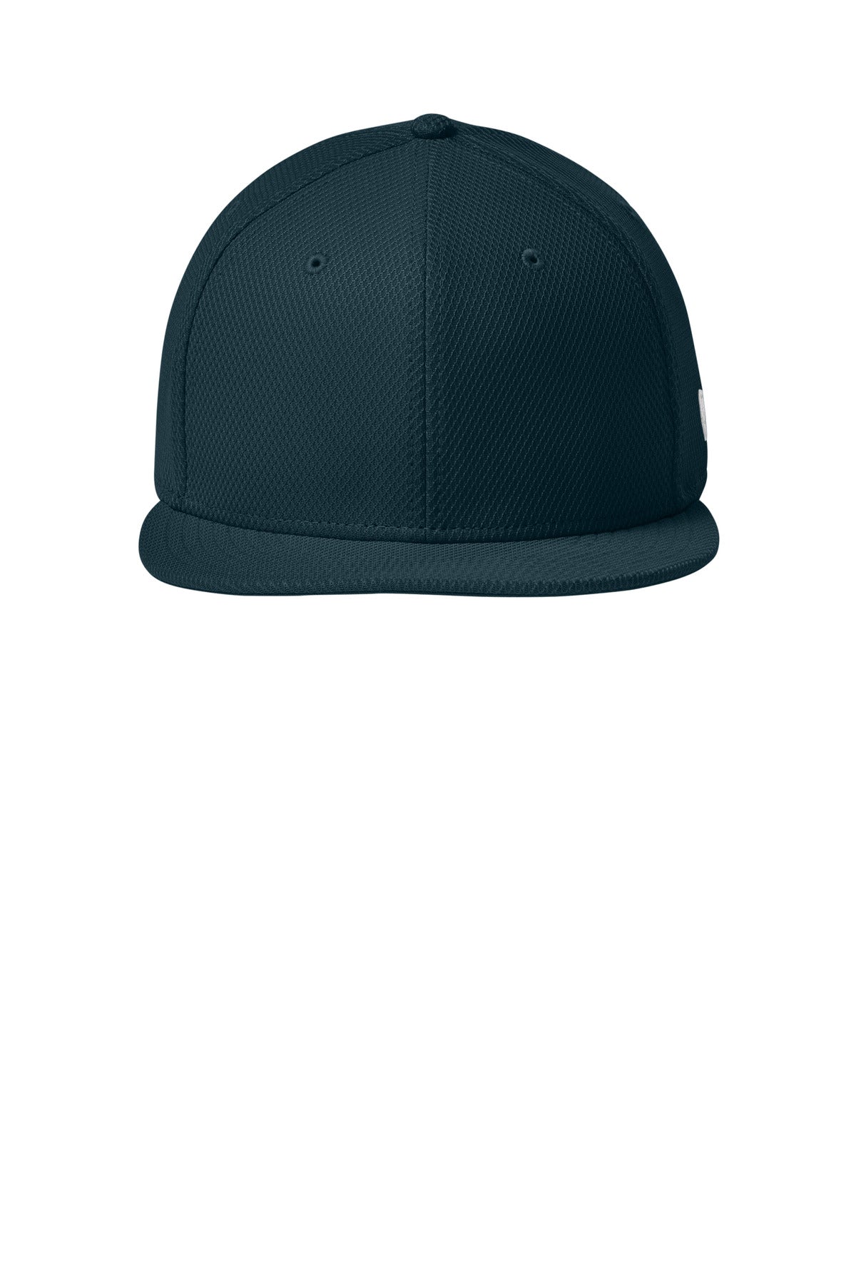 New Era Original Fit Diamond Era Flat Bill Snapback Cap - Flag Deep Navy - flat front