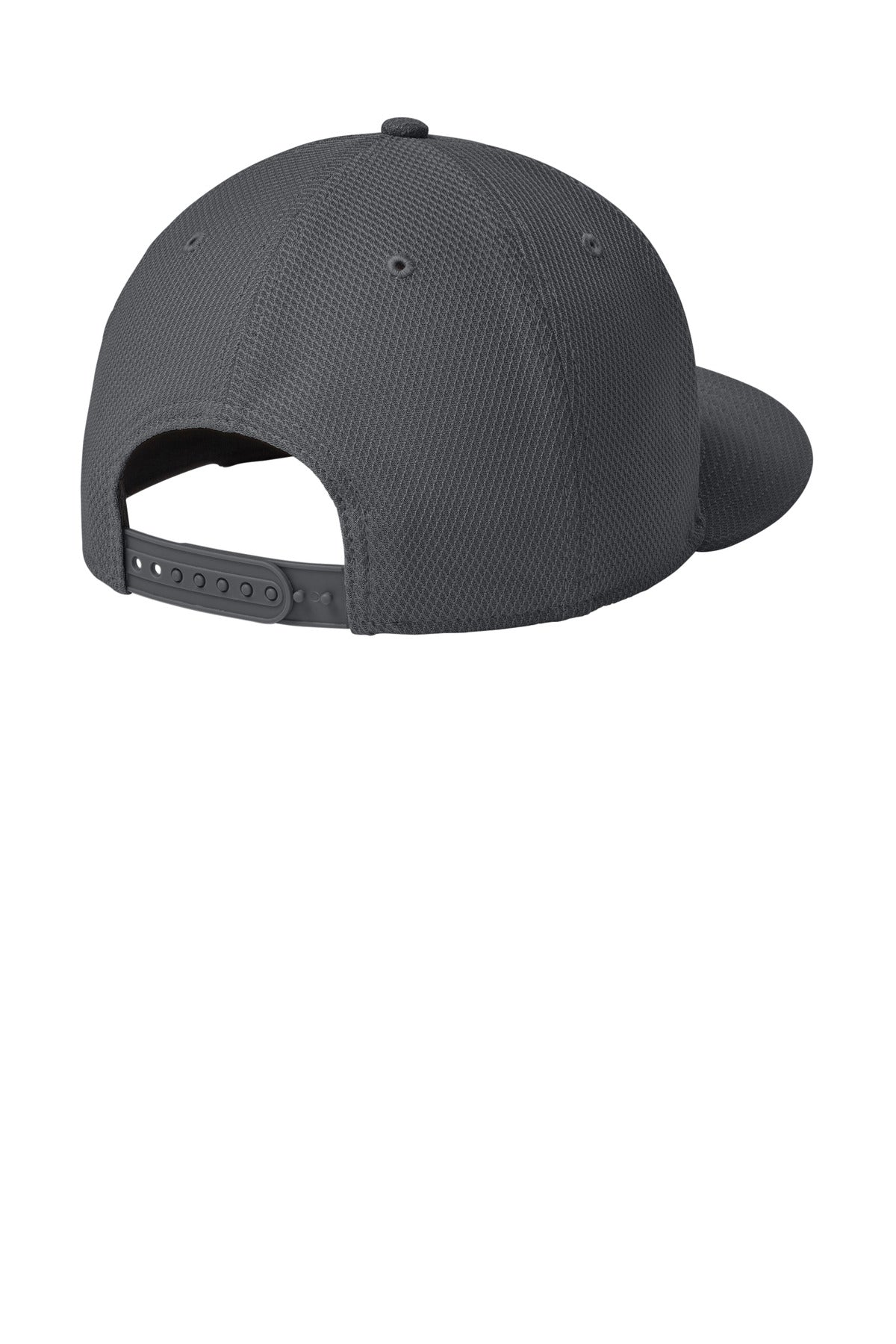 New Era Original Fit Diamond Era Flat Bill Snapback Cap - Flag Graphite - flat back