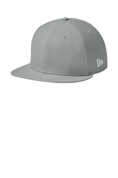 New Era Original Fit Diamond Era Flat Bill Snapback Cap - Flag Grey - front