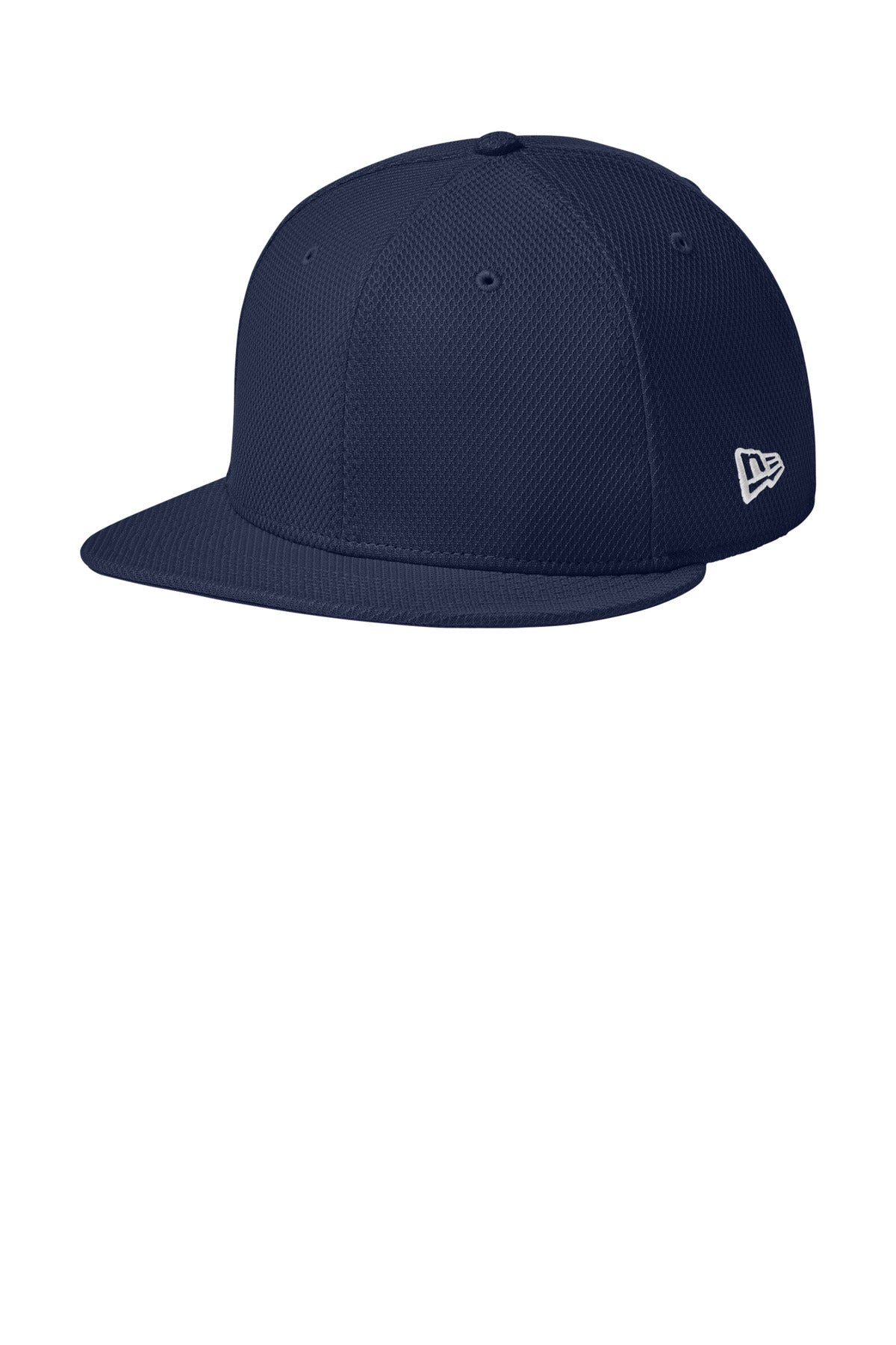 New Era Original Fit Diamond Era Flat Bill Snapback Cap - Flag True Navy - front