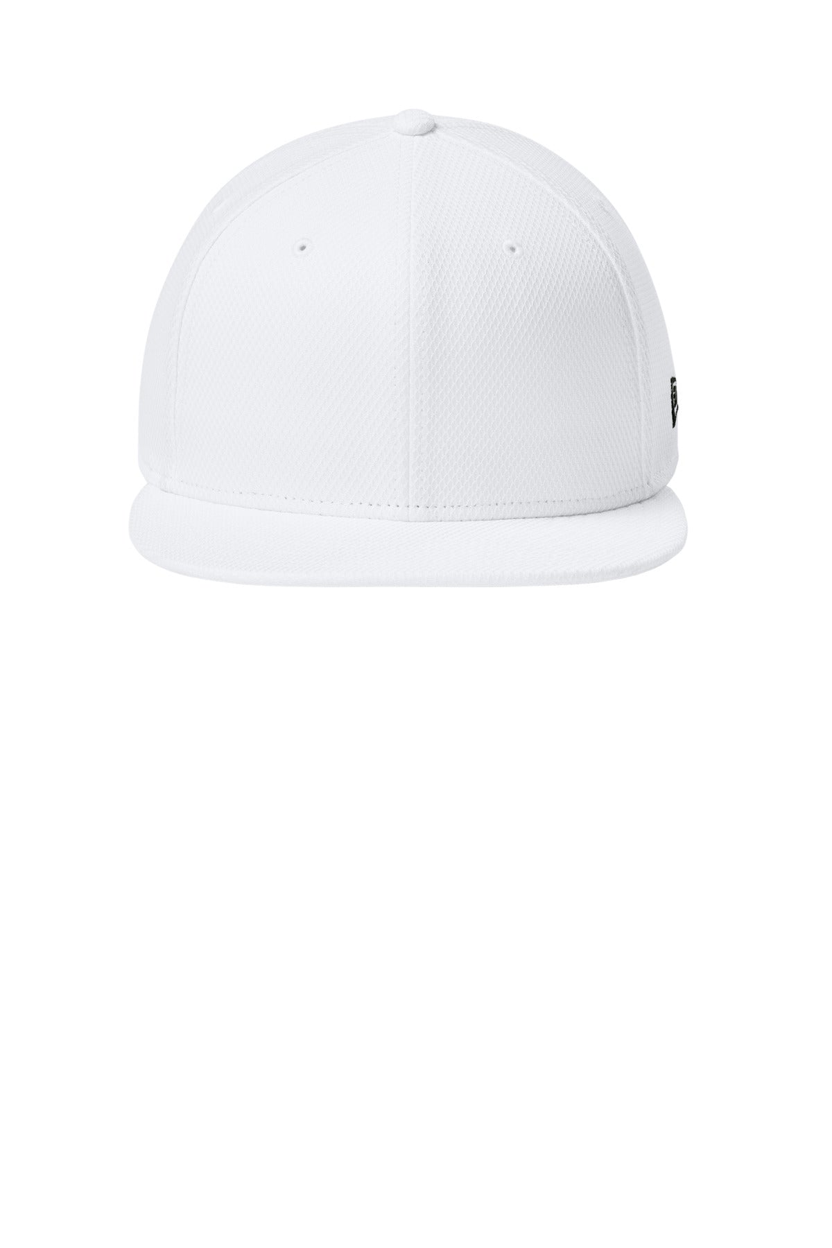New Era Original Fit Diamond Era Flat Bill Snapback Cap - Flag White - flat front