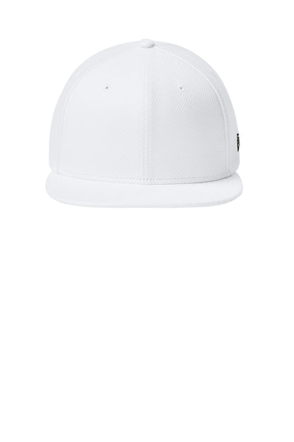 New Era Original Fit Diamond Era Flat Bill Snapback Cap - Flag White - flat front