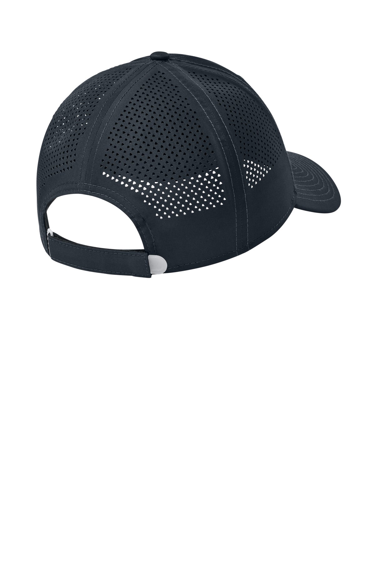 New Era Perforated Performance Cap - Flag Deep Navy - flat back
