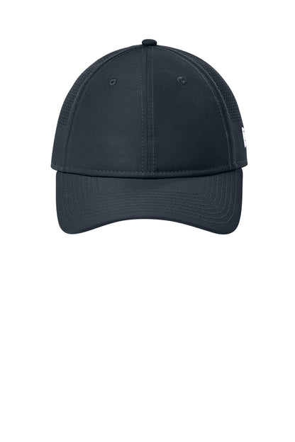 New Era Perforated Performance Cap - Flag Deep Navy - flat front