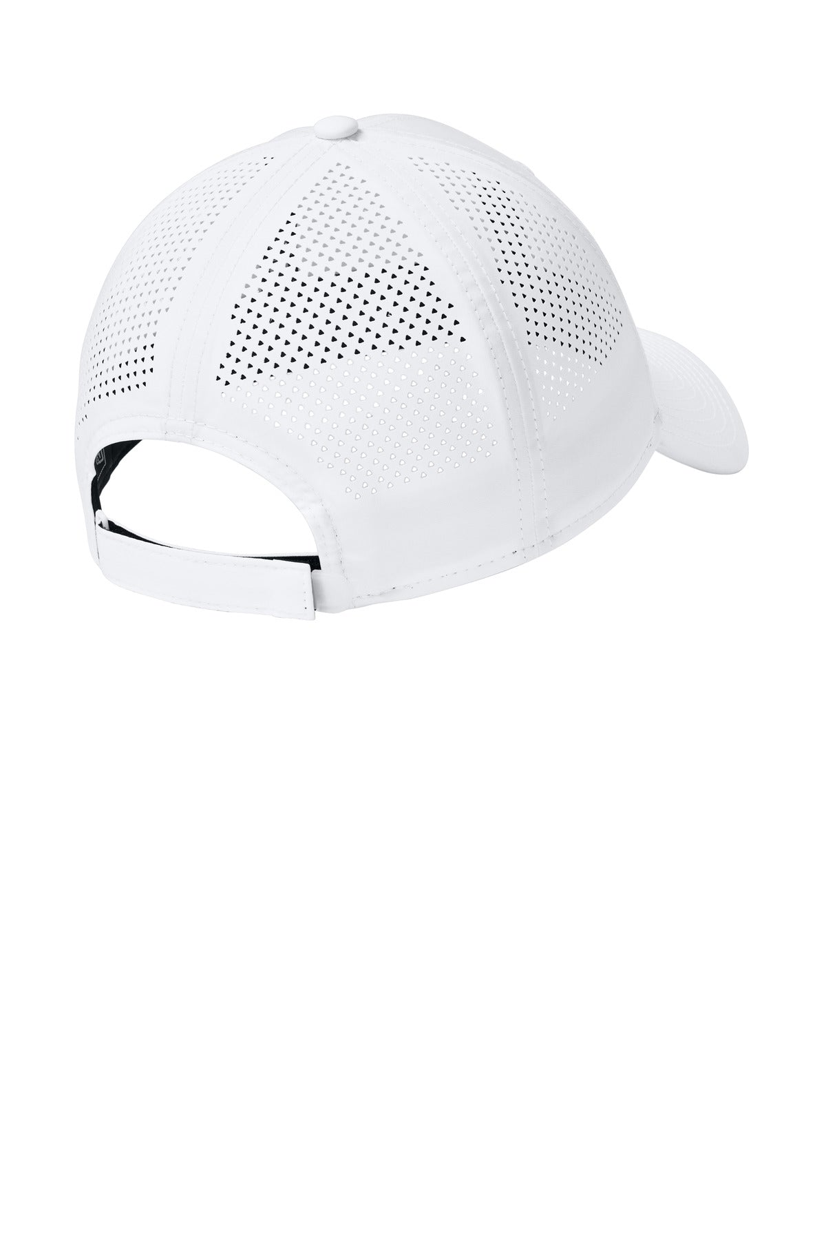 New Era Perforated Performance Cap - Flag White - flat back