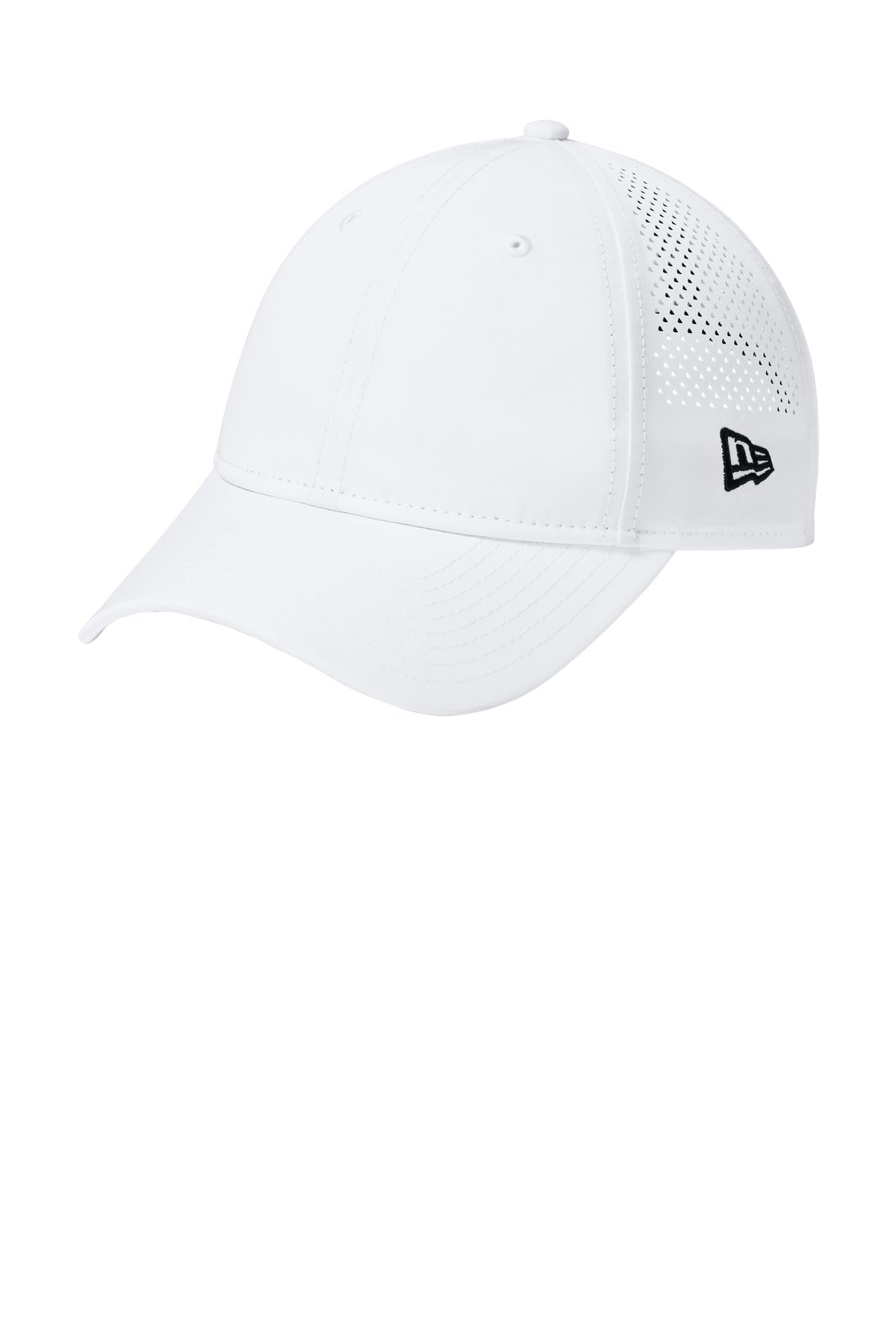 New Era Perforated Performance Cap - Flag White - front