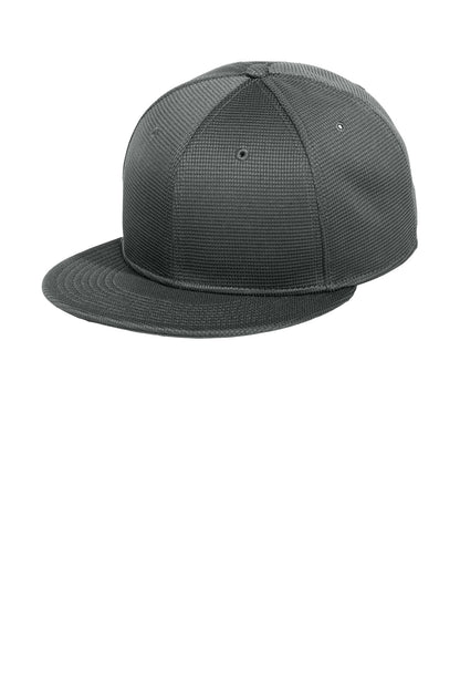 New Era Pivot Flat Bill Snapback Cap - Charcoal - front