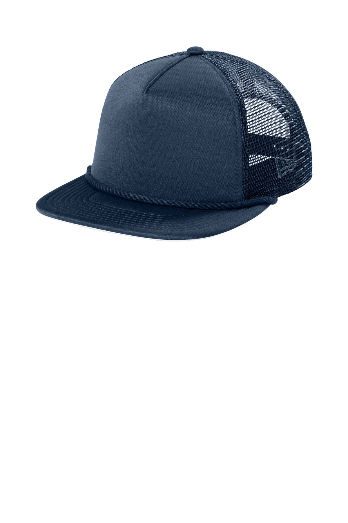 New Era Foam Rope Trucker Cap - Deep Navy - front