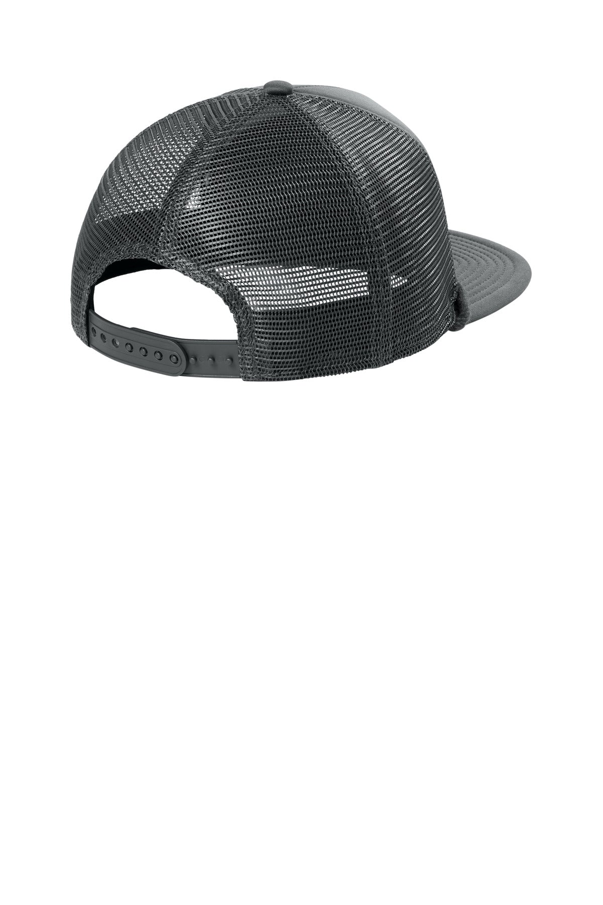 New Era Foam Rope Trucker Cap - Graphite - flat back