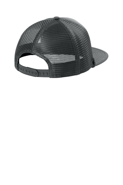 New Era Foam Rope Trucker Cap - Graphite - flat back