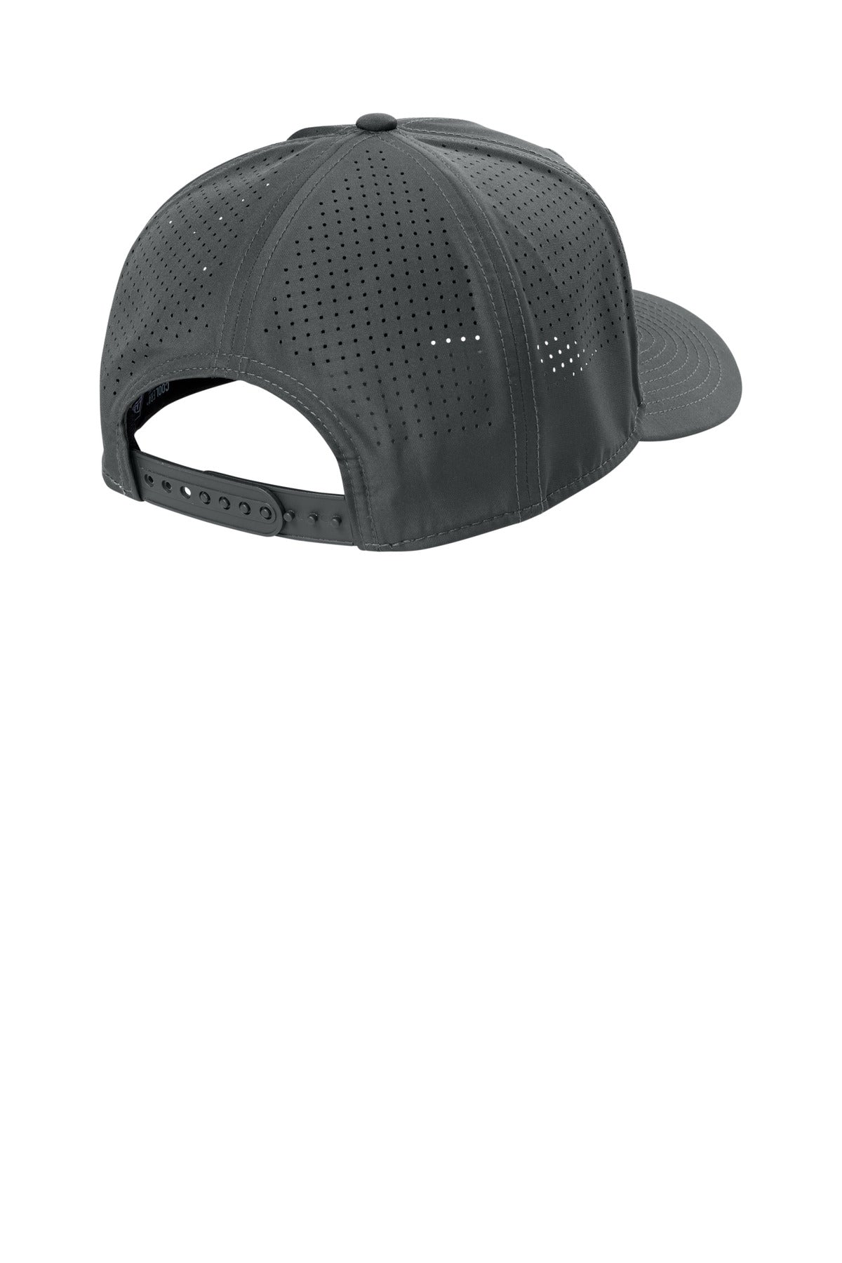 New Era 9SEVENTY Perforated Snapback Cap - Graphite - flat back