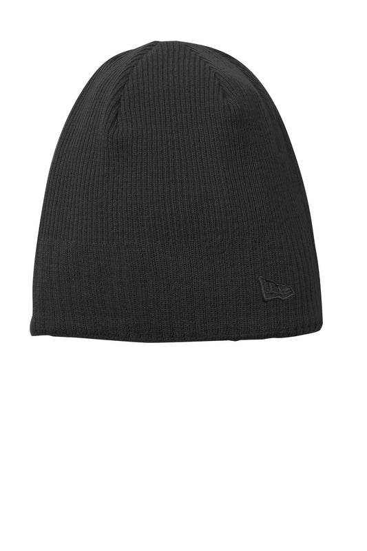 New Era Knit Beanie - Black - front