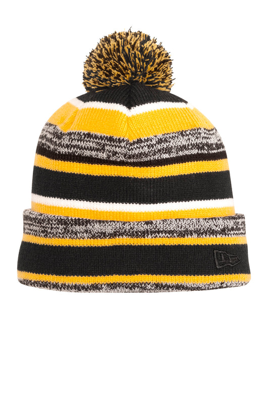 New Era Sideline Beanie - Black/ Gold - front