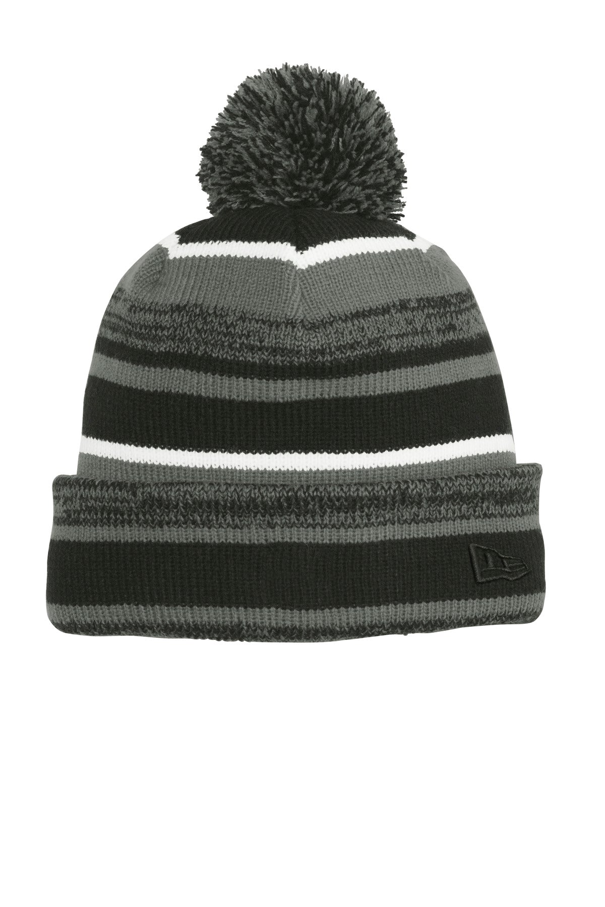 New Era Sideline Beanie - Black/ Graphite - front