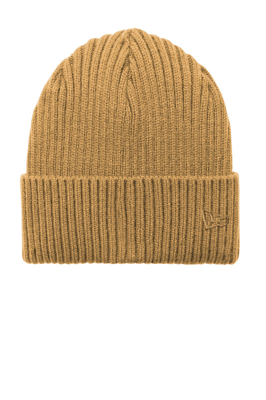 New Era Core Classic Cuff Beanie - Light Bronze - front
