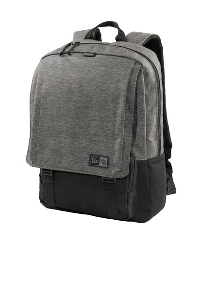 New Era Legacy Backpack - Black Twill Heather/ Black - front