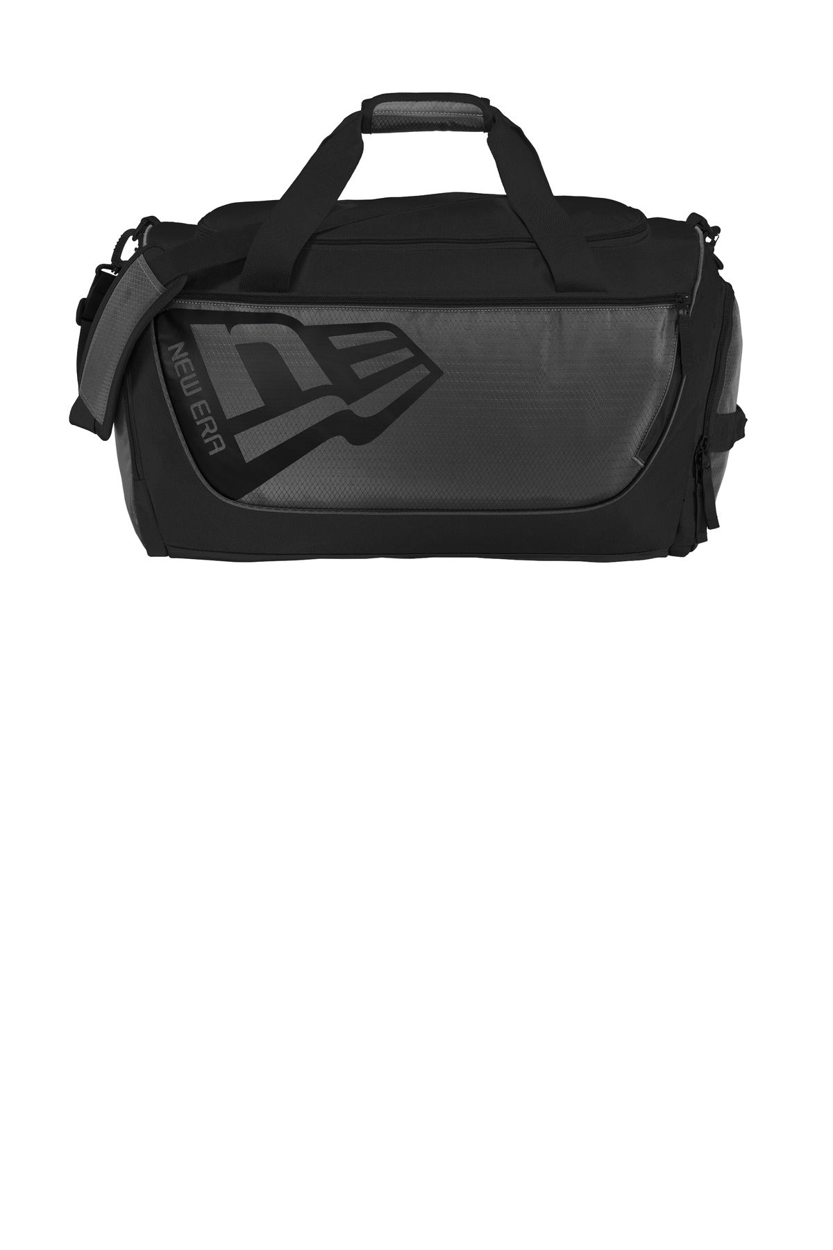 New Era Shutout Duffel - Graphite/ Black - front