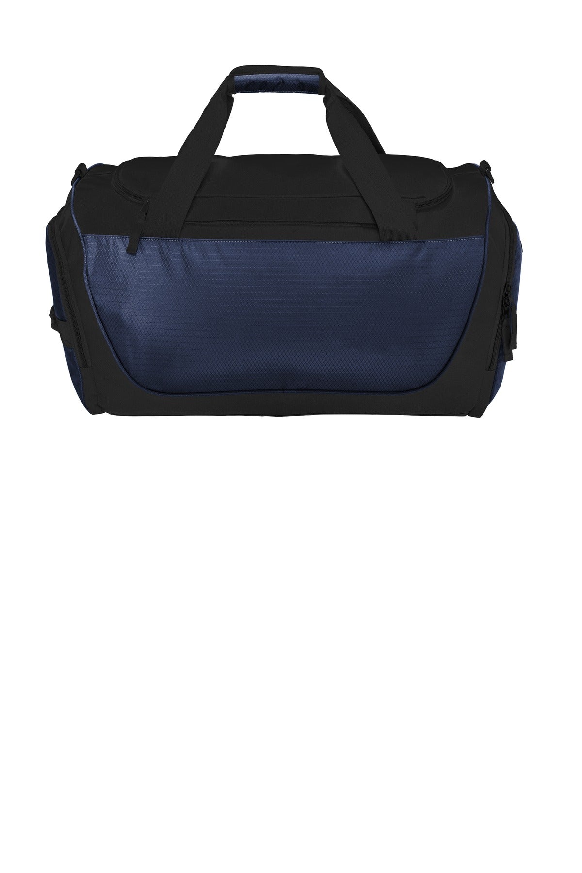 New Era Shutout Duffel - True Navy/ Black - flat back