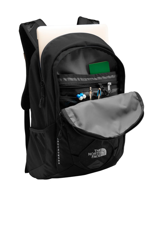 The North Face Groundwork Backpack - TNF Black - flat front