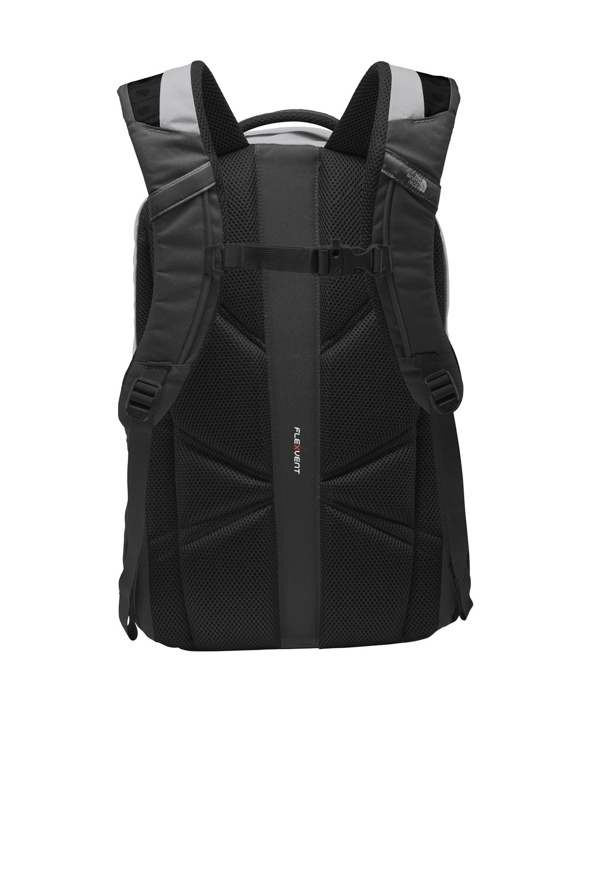 The North Face Groundwork Backpack - Mid Grey/ Asphalt Grey - flat back