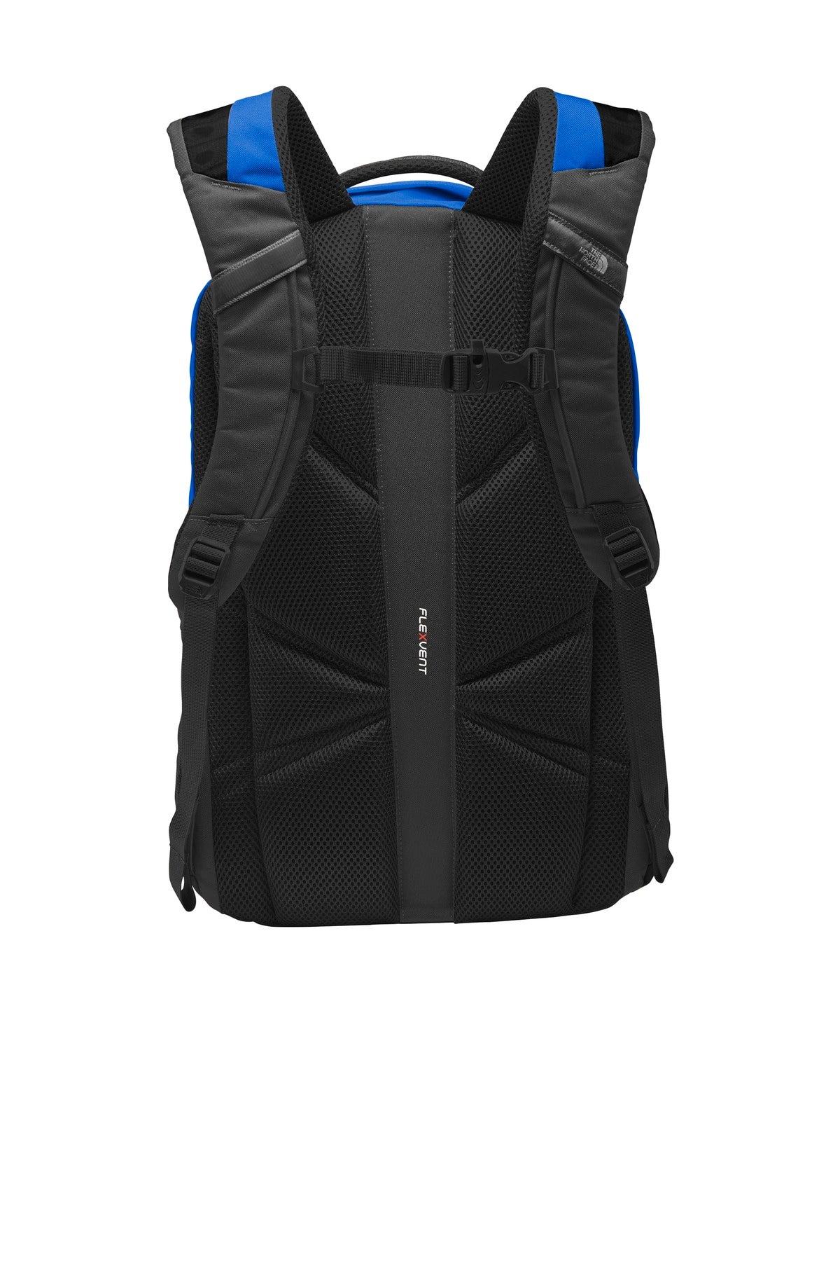 The North Face Groundwork Backpack - Monster Blue/ Asphalt Grey - flat back