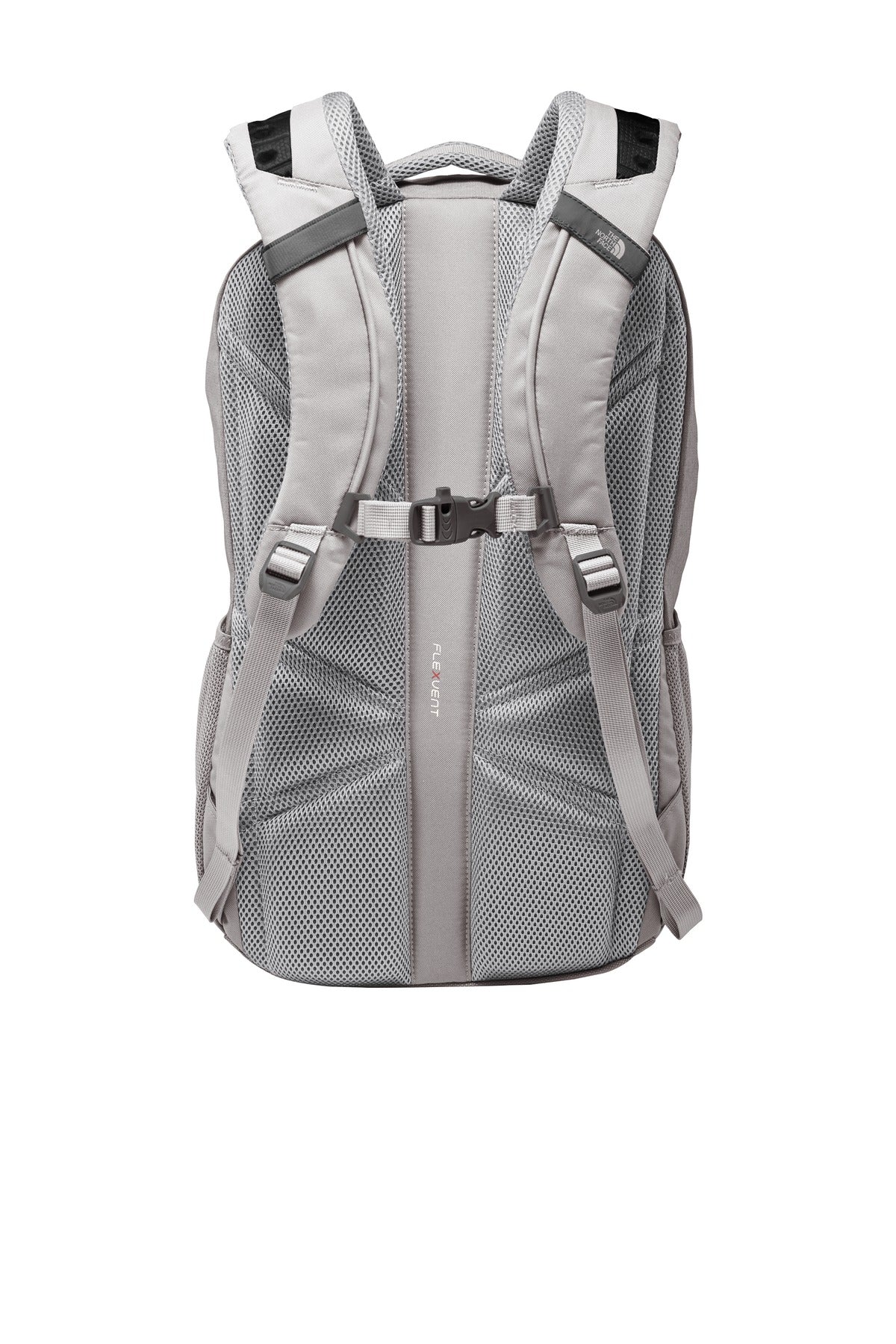 The North Face Connector Backpack - Mid Grey Dark Heather/ Mid Grey - flat back