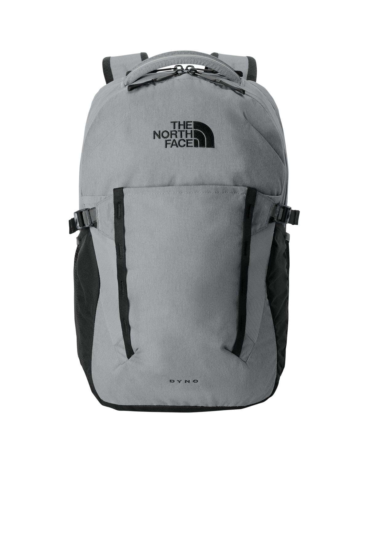 The North Face Dyno Backpack - Mid Grey Dark Heather/ TNF Black - front